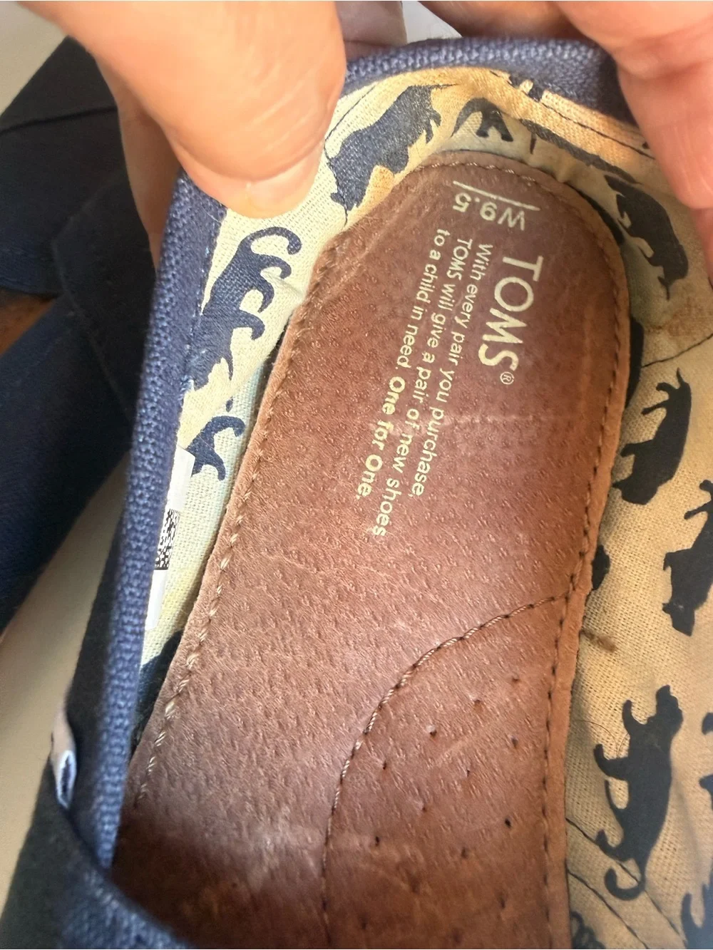 Toms Men's Slip-On Canvas Loafers - Dark Blue